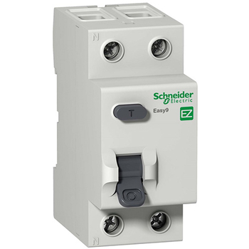 Дифференциальный выключатель Schneider Electric (УЗО) EASY 9 2P 25А 10мА AC 4,5 кА - Электрика, НВА - Модульное оборудование - Дифференциальные автоматы - omvolt.ru